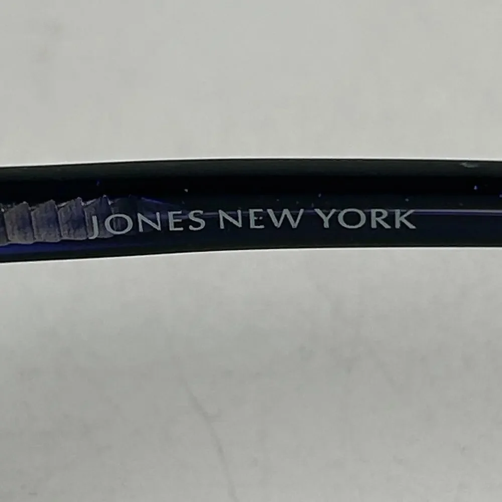 Jones New York J739 Eyeglasses Women Blue Black Plastic Frame Full Rim 51 15 140